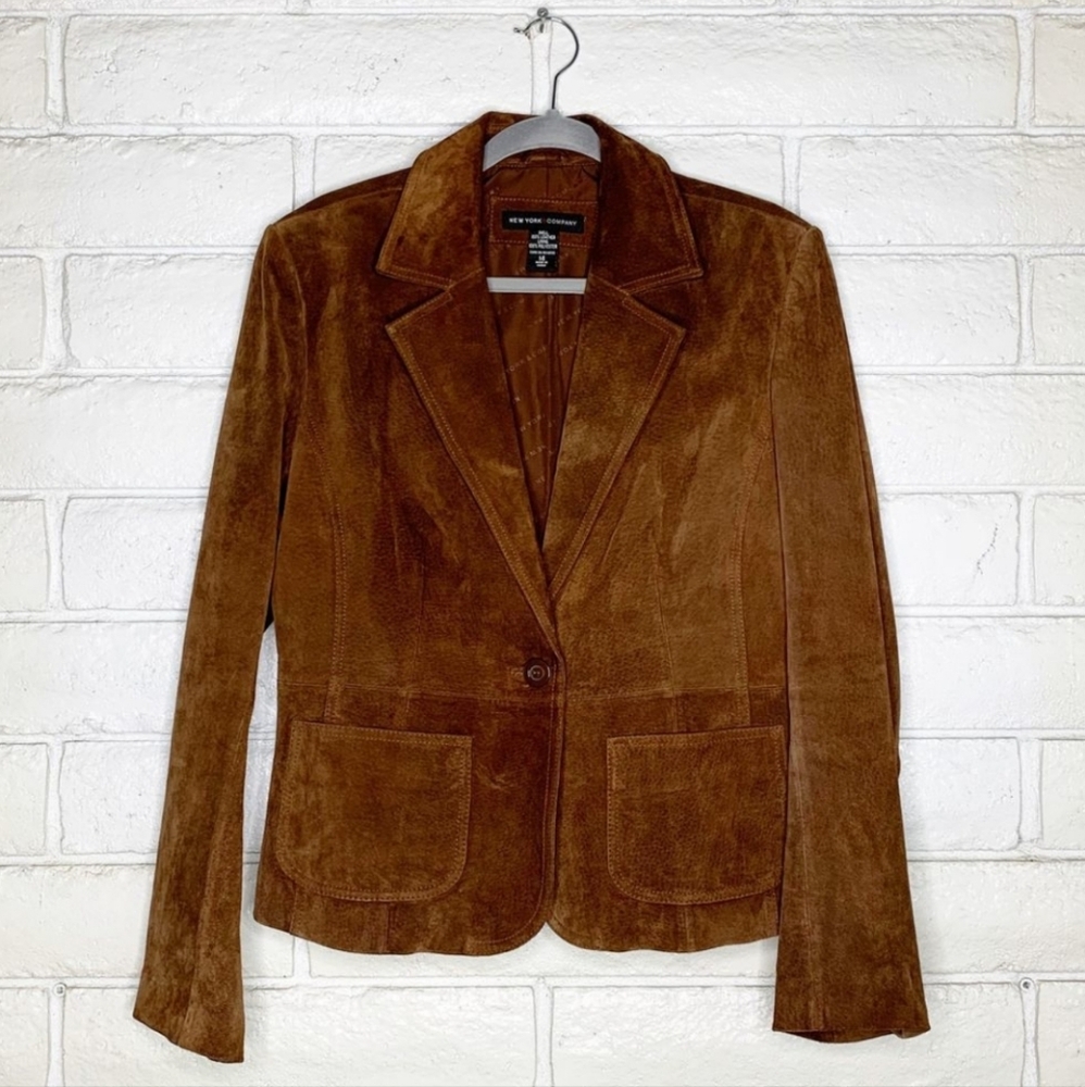 New York & Company Brown Suede Size 14